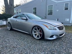 Salvage cars for sale at North Billerica, MA auction: 2008 Infiniti G37 Base