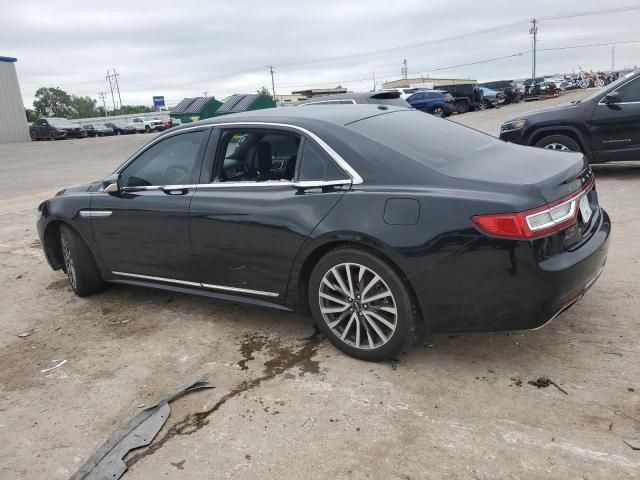 2017 Lincoln Continental Select