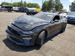 Salvage cars for sale at Denver, CO auction: 2022 Ford Mustang GT