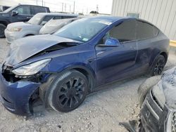 Salvage cars for sale at Haslet, TX auction: 2021 Tesla Model Y