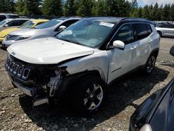 Jeep Vehiculos salvage en venta: 2021 Jeep Compass Limited