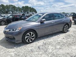 Salvage cars for sale at Loganville, GA auction: 2016 Honda Accord EX