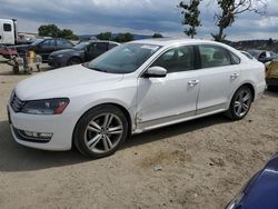 Volkswagen Passat sel salvage cars for sale: 2012 Volkswagen Passat SEL