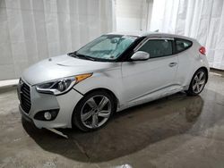 Salvage cars for sale at Leroy, NY auction: 2013 Hyundai Veloster Turbo