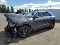 Salvage cars for sale at Portland, OR auction: 2021 Audi Q8 Premium Plus S-Line