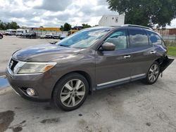 Salvage cars for sale at Orlando, FL auction: 2016 Nissan Pathfinder S