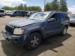 Jeep salvage cars for sale: 2007 Jeep Grand Cherokee Laredo