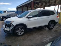 Honda Pilot salvage cars for sale: 2021 Honda Pilot EX