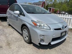 Salvage cars for sale at North Billerica, MA auction: 2010 Toyota Prius