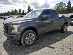 Salvage cars for sale from Copart Graham, WA: 2017 Ford F150 Super Cab