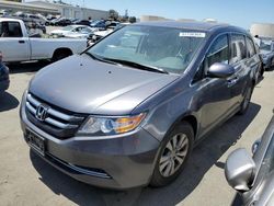 Salvage cars for sale at Martinez, CA auction: 2016 Honda Odyssey EXL