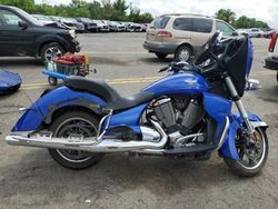 Salvage motorcycles for sale at Pennsburg, PA auction: 2013 Victory Cross Country Touring