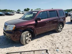 Salvage cars for sale at West Warren, MA auction: 2015 Honda Pilot EXL