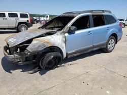 Salvage cars for sale at Grand Prairie, TX auction: 2010 Subaru Outback 2.5I