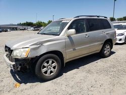 Salvage cars for sale at Sacramento, CA auction: 2002 Toyota Highlander