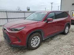 Toyota salvage cars for sale: 2024 Toyota Grand Highlander XLE