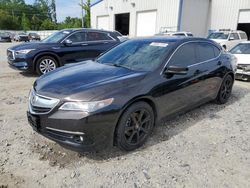 Salvage cars for sale at Savannah, GA auction: 2015 Acura TLX Advance