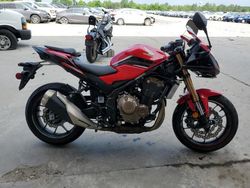 Salvage motorcycles for sale at Fredericksburg, VA auction: 2023 Honda CBR500 RA