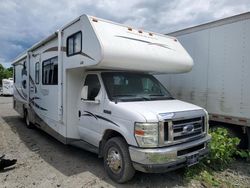 Salvage cars for sale from Copart Ellwood City, PA: 2008 Winnebago 2008 Ford Econoline E450 Super Duty Cutaway Van