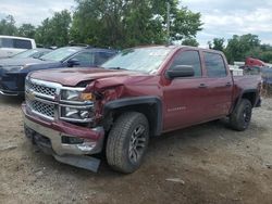 Chevrolet salvage cars for sale: 2014 Chevrolet Silverado K1500 LT