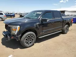 Ford salvage cars for sale: 2021 Ford F150 Supercrew