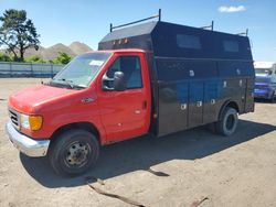 Salvage trucks for sale at Brookhaven, NY auction: 2004 Ford Econoline E450 Super Duty Cutaway Van