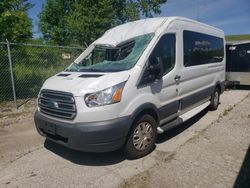 Salvage trucks for sale at Dyer, IN auction: 2016 Ford Transit T-350