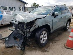 Salvage cars for sale at Pekin, IL auction: 2021 Toyota Rav4 XLE