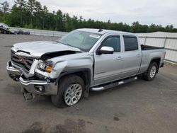 Salvage trucks for sale at Windham, ME auction: 2015 GMC Sierra K1500 SLE