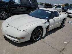 Salvage cars for sale at Grand Prairie, TX auction: 2003 Chevrolet Corvette