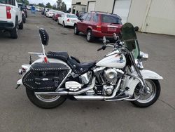 Salvage motorcycles for sale at Woodburn, OR auction: 2005 Harley-Davidson Flstci