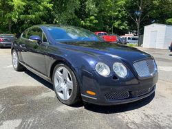 Salvage cars for sale at Mendon, MA auction: 2005 Bentley Continental GT