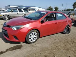 Salvage cars for sale at San Diego, CA auction: 2014 Toyota Corolla L