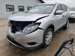 Salvage cars for sale at Pekin, IL auction: 2016 Nissan Rogue S