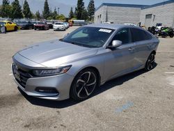 Salvage cars for sale from Copart Rancho Cucamonga, CA: 2020 Honda Accord Sport