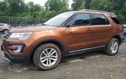 Carros salvage a la venta en subasta: 2017 Ford Explorer XLT