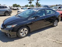 Honda salvage cars for sale: 2013 Honda Civic LX