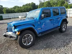 Salvage cars for sale at Augusta, GA auction: 2022 Jeep Wrangler Unlimited Sahara