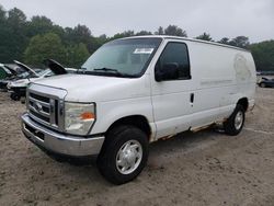 Salvage cars for sale at Mendon, MA auction: 2009 Ford Econoline E250 Van