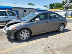 Salvage cars for sale at Wichita, KS auction: 2008 Honda Civic LX