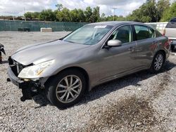 Salvage cars for sale at Riverview, FL auction: 2007 Infiniti G35