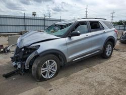 Salvage cars for sale at Chicago Heights, IL auction: 2023 Ford Explorer XLT