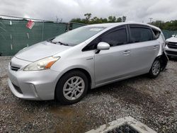 Toyota Prius salvage cars for sale: 2013 Toyota Prius V