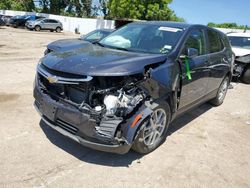 Salvage cars for sale at Bridgeton, MO auction: 2022 Chevrolet Equinox LT