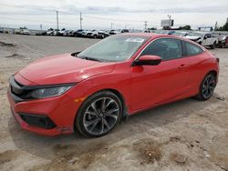 Honda salvage cars for sale: 2020 Honda Civic Sport