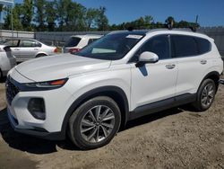 Hyundai Santa fe Limited salvage cars for sale: 2020 Hyundai Santa FE Limited