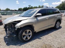 Toyota Highlander Limited Vehiculos salvage en venta: 2015 Toyota Highlander Limited