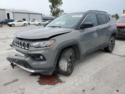 Salvage cars for sale at Tulsa, OK auction: 2023 Jeep Compass Limited