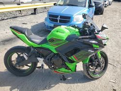 Kawasaki salvage cars for sale: 2023 Kawasaki EX650 R