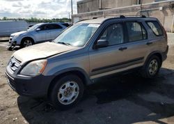 Salvage cars for sale at Fredericksburg, VA auction: 2005 Honda CR-V LX